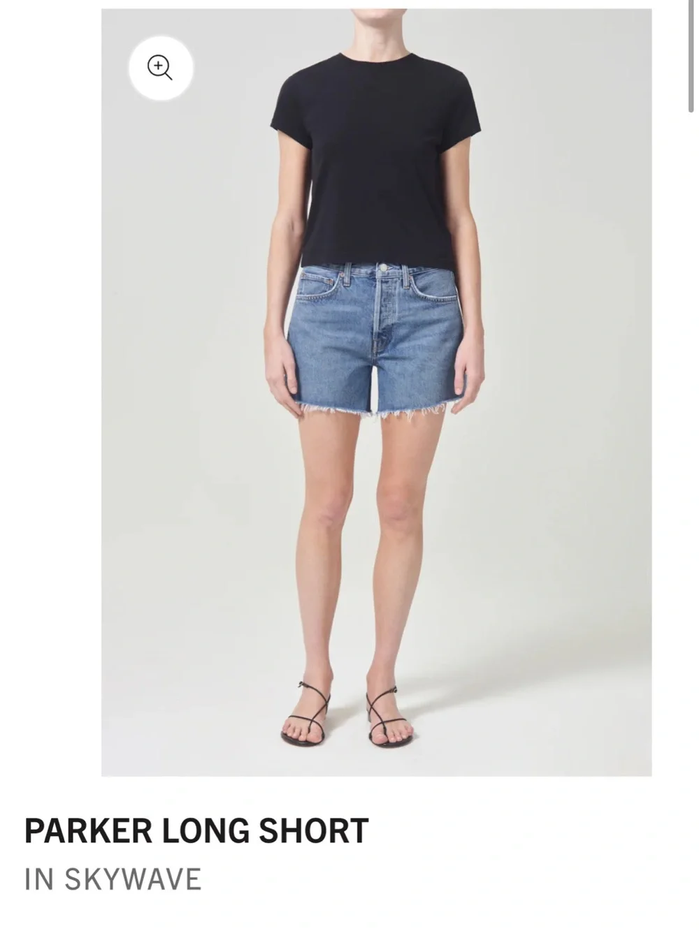Agolde Parker Long Shorts